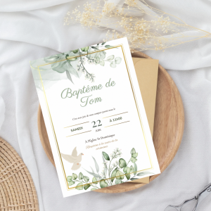 Faire-part champètre