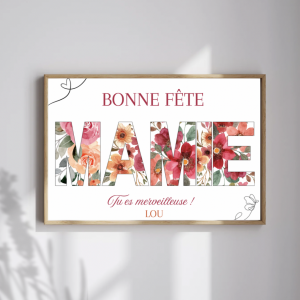 Affiche pour mamie