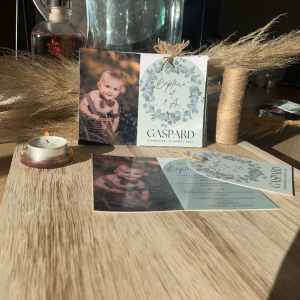 Faire-part l’arche floral