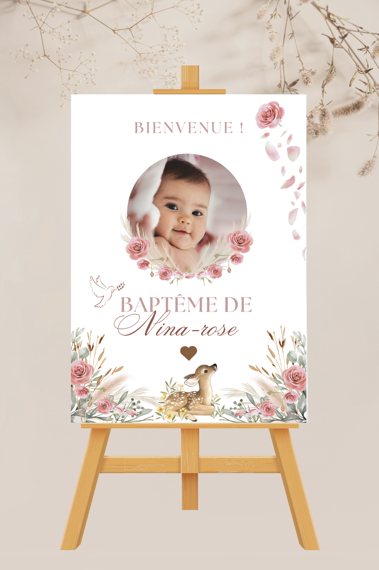 Affiche de bienvenue