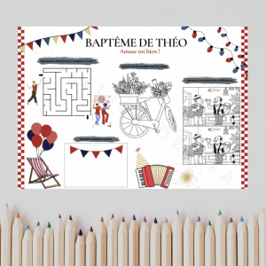 Set d'activités Thème "Guinguette"