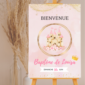 Affiche de bienvenue