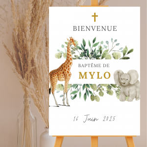 Affiche de bienvenue