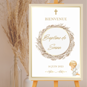 Affiche de bienvenue