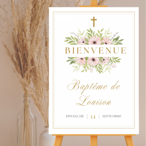 Affiche de bienvenue