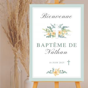 Affiche de bienvenue