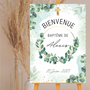 Affiche de bienvenue