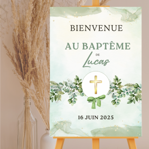 Affiche de bienvenue