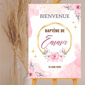 Affiche de bienvenue