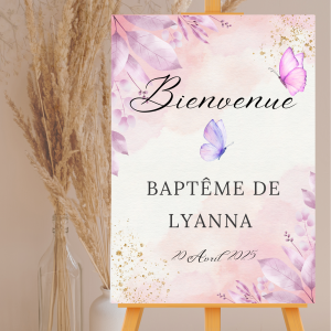 Affiche de bienvenue